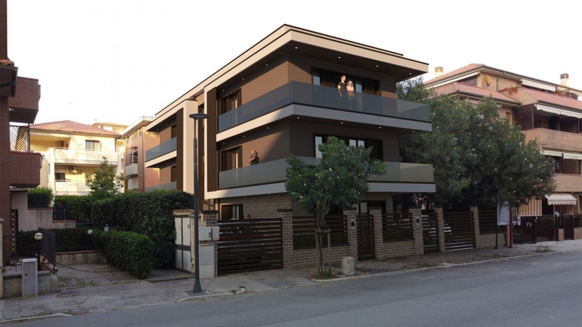 Appartamento al primo piano con terrazzo in elegante nuova costruzione - Zona Centro 